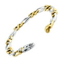 thumbnail image 2 of Pompeii Men's Figaro Link 14k Gold (31gram) or Platinum (50gram) 9mm Bracelet 8.5" (,), 2 of 4