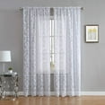 thumbnail image 3 of Warm Home Designs 54" W x 63" L White Lace Curtains. FI White 63, 3 of 4