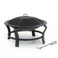 thumbnail image 3 of HestiNysus 30-Inch Steel Wood Burning Outdoor Fire Pit, 3 of 8