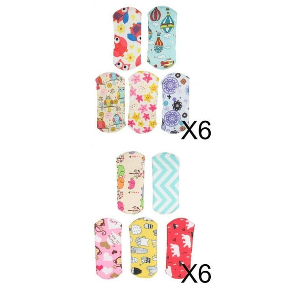 Almohadillas sanitarias reutilizables de 60 uds., almohadillas menstruales de Macarena Toallas Sanitarias Reutilizables