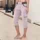 thumbnail image 1 of WILLBEST Pantalones Casuales de Verano para Mujer, Pantalones con Bolsillos, Monos Deportivos para Exteriores, Pantalones Cortos Cargo Finos y Sueltos para Mayor Comodidad y Estilo. Chica, 1 of 6