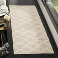 thumbnail image 3 of SAFAVIEH Montauk Nelson Geometric Cotton Runner Rug, Grey/Ivory, 2'3" x 7', 3 of 10
