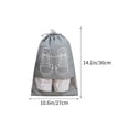 thumbnail image 3 of Underbed Storage Organizer, Sliding Drawer Under Sofa Shoe Rack, Pull Out Storage Box with Rollers Non-Woven Fabric, Gray, 3 of 6