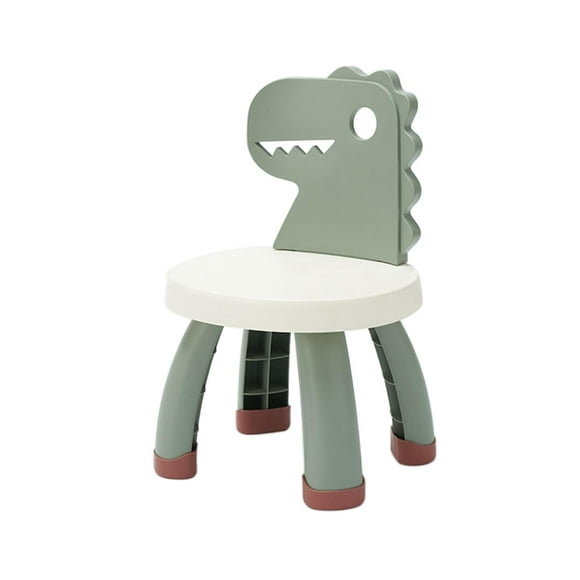 Cartoon Dinosaur Toddlers Chair Sturdy Kids Chairs for Families Kindergarten green