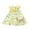 Yellow, variant on Dresses For Girls Kids Outfits Set Casual Princess Baby Toddler Strawberry Bag Print Dress 12 Months-18 Months