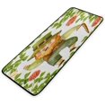 thumbnail image 7 of GZHJMY St.Patrick's Day Kitchen Rugs and Mats,Watercolor Cute Leprechaun Non Slip Washable Cushioned Carpets Polyester AntiFatigue Comfort Porch Floor Mat Doormate, 39"x 20", 7 of 7