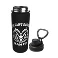 thumbnail image 2 of Botella de agua con aislamiento "If You Can't Dodge It", de acero inoxidable de 18 oz, novedosa tetera deportiva, taza portátil para viajes, gimnasios al aire libre, 2 of 5