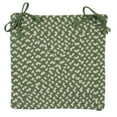 thumbnail image 2 of Colonial Mills 15" Green and White Handmade Braided Reversible Chair Pad, 2 of 2
