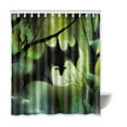 thumbnail image 1 of BOSDECO Bat Waterproof Polyester Bathroom Shower Curtain 60x72 Inches, 1 of 2