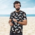 thumbnail image 4 of Wukai Cool Gamepad Print Men's Short-Sleeved Mesh T-Shirt,Quick-Dry Short Sleeve Workout T-Shirt-X-Large, 4 of 8