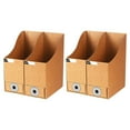 thumbnail image 1 of Shisuyan Office File Holder Paper File Organizers Khaki File Organization Office Organization 2Pcs, 1 of 9