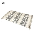 thumbnail image 1 of Opolski Tapis Tissés Rétro en Coton et Lin à Franges, Tapis de Sol, Matelas de Prière pour Chambre, 1 of 7