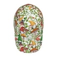 thumbnail image 4 of Disketp Mushrooms Gnomes Print Baseball Caps For Outdoor Sports Fashion Casual Outdoor Caps Men Women, 4 of 8
