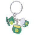 thumbnail image 2 of KAKOWELY Llavero de San Patricio, llavero para bolso, llavero para mochila, adorno colgante, llavero festivo, 2 of 5