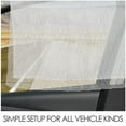 thumbnail image 3 of Milisten Elegant White Lace Car Window Cover for Side Window Privacy and Heat Reduction, 3 of 7