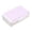 Purple, variant on Solivara Transparent Double Layer Large Capacity Plastic Pencil Case With Tight Lid For Art Craft Box(Purple,One Size)