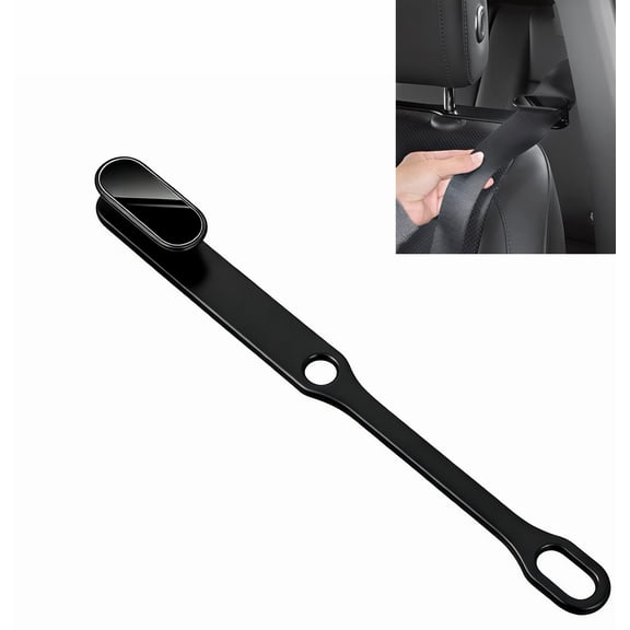 Car Seat Belt Adjuster, Universal Seatbelt Clips for Neck & Shoulder Relief, Portable Safety Belt Stabilizer for Adults and Kids, Heavy Duty Car Interior Comfort Accessories