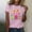 Pink 2, variant on Uooqdmx Graphic Tees Women, Short Sleeve Shirts for Women, Easter Shirts for Women, Happy Easter Letter Carrot Print T Shirt, Oversized Shirts for Women, Black 1 L