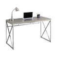 thumbnail image 1 of Scranton & Co 48" Metal Computer Desk in Dark Taupe, 1 of 4