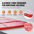 thumbnail image 4 of VEVOR Concrete Stamps Mat, 24 x 24 in, Concrete Texturing Skin Polyurethane Stamp Stone Tile Texture Mat, Slate floor Imprint Seamless Stamp Concrete Molds for Outdoor Decorative, Red, 4 of 9