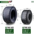 thumbnail image 4 of Wanda 15X6-6 & 20X8-8 Lawn Mower Tractor Cart Turf Tires 4 Ply-13114/13131, Set of 4, 4 of 6
