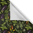 thumbnail image 4 of Ambesonne Botany Window Valance, Modern Art Leaves Flowers, 54" X 18", Orange Fern Green Black, 4 of 4