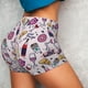 thumbnail image 4 of Fotbe Wine Shorts Sin Costuras – Shorts Deportivos de Cintura Alta para Mujer, Elásticos para Gimnasio, Yoga, Running o Ciclismo-Medium, 4 of 8