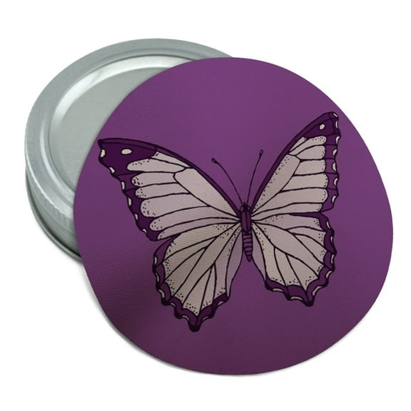 Purple Butterfly Round Rubber Non-Slip Jar Gripper Lid Opener
