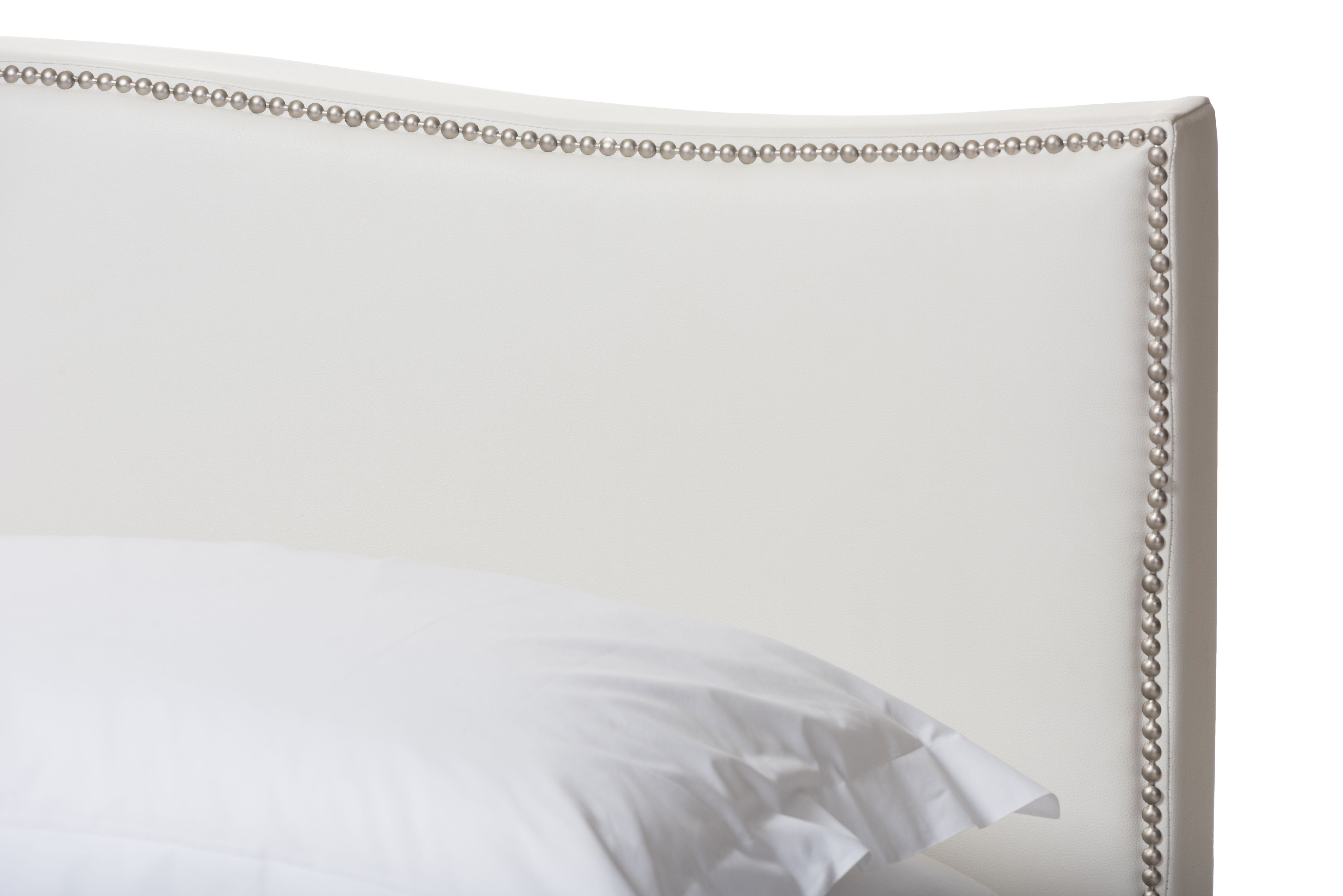 Baxton Studio Battersby Modern Bed With Upholstered Headboard Baxton Studio Battersby Modern Bed With Upholstered Headboard Multiple Sizes Colors Com