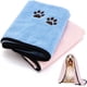 thumbnail image 1 of Paquete de 2 toallas de baño para mascotas de secado rápido (azul y rosa, 50 cm x 90 cm), toallas de microfibra para mascotas - Toallas absorbentes para perros - Toallas de secado rápido para perros y, 1 of 5