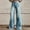 c02Yellow, variant on Women's Fashion High Waist Stretch Denim Pants Casual Streetwear Vintage Flowers Printed Baggy Jeans Yellow M