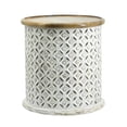 thumbnail image 2 of Accent Tables Benzara, juego redondo de madera de mango de 16 pulgadas, 2 of 6