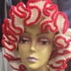 thumbnail image 3 of Sombrero de pescador de encaje tejido a mano, sombrero de adulto, sombrero de lana con volantes, sombrero tipo jersey de moda para Halloween, 3 of 5