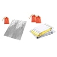thumbnail image 4 of Couverture d'Urgence Portable Réfléchissante Chaude Coupe-Vent Imperméable Accessoires de Randonnée Imperméable Camping Extérieur Survie Couvertures Sac de Couchage Argent, 4 of 6