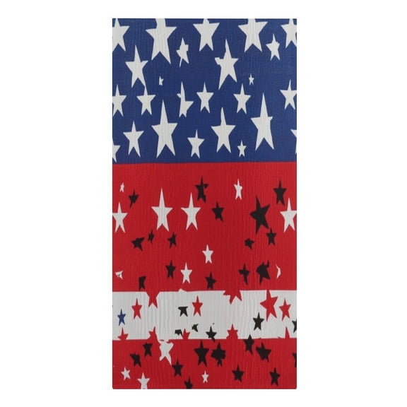 RKSupls American Flag Stars Pattern Microfiber Beach Towel Absorbent Compact Towels for Swimming Pool Beach Travel Things for Vacation Essentials Adult Gift,61.4×30.3Inch