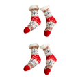 thumbnail image 4 of sweethay 2 piezas de calcetines altos hasta el muslo para Cosplay, calcetines cálidos antideslizantes, botas, accesorios de esquí, suministros Corazon Nieve 2Conjunto, 4 of 6