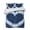 Blue, variant on Quilts Full Size, Blue Love Heart Soft Comforter Bedding Set for Bed, Boho Ethnic Modern Funny Tie Dye Art Lightweight Quilted Bedspread with Pillow Cover(2 Pieces) for All Season, 78x90 Inch