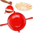 thumbnail image 2 of Dumpling Maker Press 2 in 1 Dough Cutter Sealer Pierogi Calzone Mold Large Bpa Free Plastic Empanada Maker Hand Pie Machine for Chinese Dumplings Potstickers Ravioli Kitchen Tool, A Dumpling Mold, 2 of 4