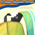 thumbnail image 5 of 17 Inch Lightweight Backpack,PVC Waterproof Oxford Fabric, Ergonomically Designed, with Large Capacity, Vibrant Rainbow Print, 5 of 5
