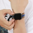thumbnail image 2 of LEIXIUER Scrunchie Strap Compatible with Apple Watch Band 45mm 41mm 44mm 40mm 49mm Bohemia Elastic Belt Solo Loop Bracelet iWatch 3 4 5 SE 6 7 8 9 Band, 2 of 7
