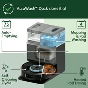 iRobot Roomba Plus 505 Combo Robot Vacuum and Mop & AutoWash Dock - Extending Spinning Mop Pads, Self-Empties, Pad Washing & Heated Drying, Self-cleaning, Recognizes & Avoids Obstacles, LiDAR