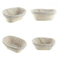 thumbnail image 3 of Oval Bread Banneton Proofing Basket - 10 Inch Baskets Sourdough Brotform Proofing Basket Set Banaton Towel for Baking Oval Proofing for Sourdough Bread Making Starter Jar Kit - Great As A Gift, 3 of 10