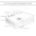 thumbnail image 4 of UC46+ Mini 1080P HD Projector 1200LM LED Projector Video Home Theater Projector Built-in Wifi For Laptop PC VGA/USB, 4 of 8
