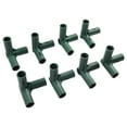 thumbnail image 1 of Mosiee Raccord Pvc 16Mm de Haute Qualité 4 Types Support Stable Connecteur de Cadre de Serre Robuste, 1 of 9
