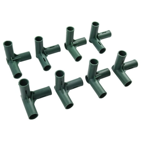 

GYZEE 8Pcs Greenhouse Frame Joint Connector 19Mm Heavy Duty Pipe Frame Awning Bracket 1#