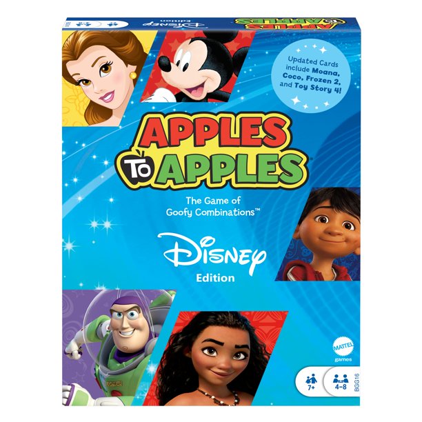 Disney Apples to Apples Card Game, Family Game for Kids and Adults