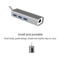 thumbnail image 2 of type-c vers RJ45 Alliage d'Aluminium Carte Réseau Gigabit 3.0hub port Réseau Externe station d'Accueil Macbook, 2 of 5