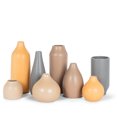 thumbnail image 3 of Vase Ocre Mat, 3 of 4