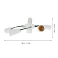 thumbnail image 3 of Multi-heads Bulb Socket Extender E27 Socket Flexible Hose Light Bulb Extender Bulb Holder, 3 of 8