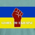 thumbnail image 3 of CafePress - Glory To Ukraine T Shirt - Mens Comfort Colors Shirt, 3 of 5